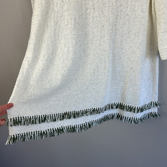 Nic+Zoe Fringe Hem Sweater Size XL - Picture 11 of 14